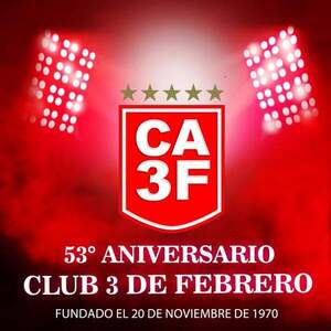 El Club Atlético 3 de Febrero de Ciudad del Este celebra un nuevo aniversario institucional - ADN Digital