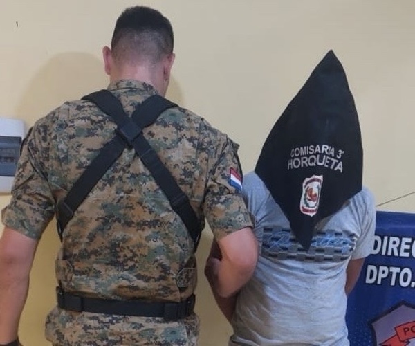 Detenido en Horqueta por agredir violentamente a su pareja