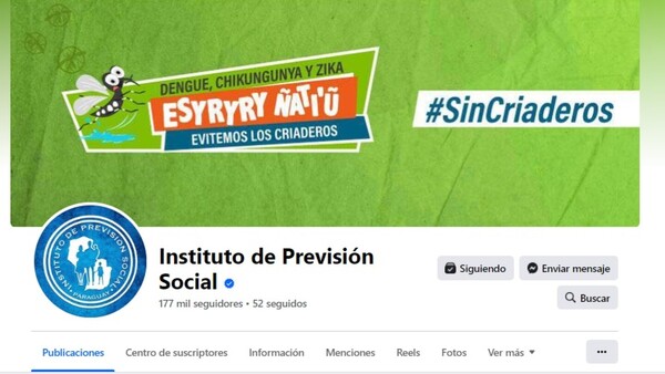 IPS recupera su cuenta de Facebook tras hackeo en agosto