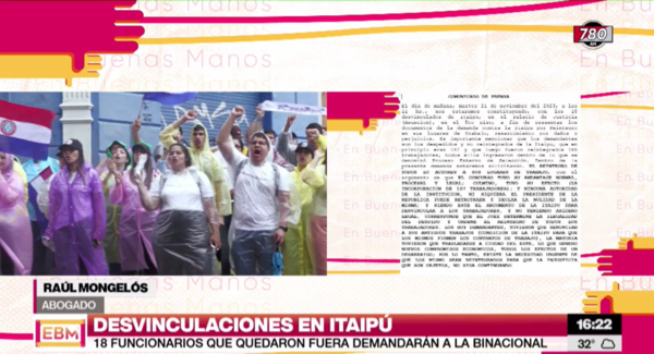 Grupo de 18 desvinculados de Itaipú presentarán demanda por no ser reincorporados - Megacadena - Diario Digital