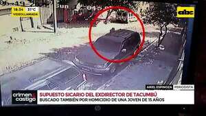 Video: presunto sicario del exdirector de Tacumbú ahora es buscado por otro crimen - Crimen y castigo - ABC Color