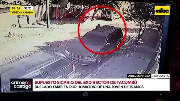 Video: presunto sicario del exdirector de Tacumbú ahora es buscado por otro crimen - Crimen y castigo - ABC Color