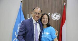 La Nación / Unicef nombra a joven paraguaya como primera activista en representación del país