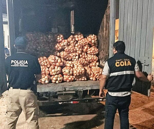 Diario HOY | Incautan más de 5 toneladas de productos frutihortícolas de contrabando
