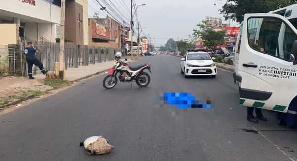 Abuelita murió al intentar cruzar la calle