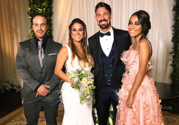 Jonathan Santana y Romina Delgado ya son marido y mujer