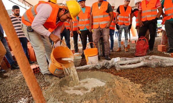 Competencia Nacional de Albañiles se realizó en Ciudad del Este con apoyo de ITAIPU