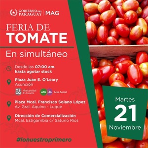 Ferias de tomate en simultáneo | 1000 Noticias