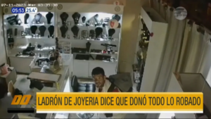 ¿Se hizo del Robin Hood? Ladrón de joyería dijo que donó lo robado