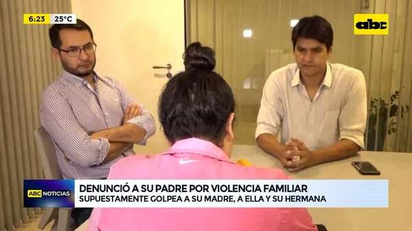 Video: Denunció a su padre por violencia familiar - ABC Noticias - ABC Color