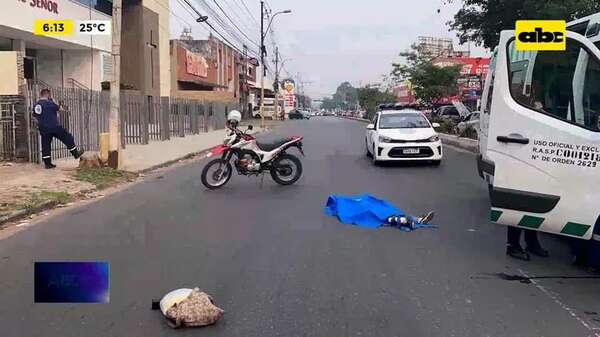 Video: Una mujer murió en accidente - ABC Noticias - ABC Color