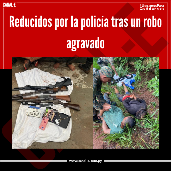 Reducidos tras un robo agravado