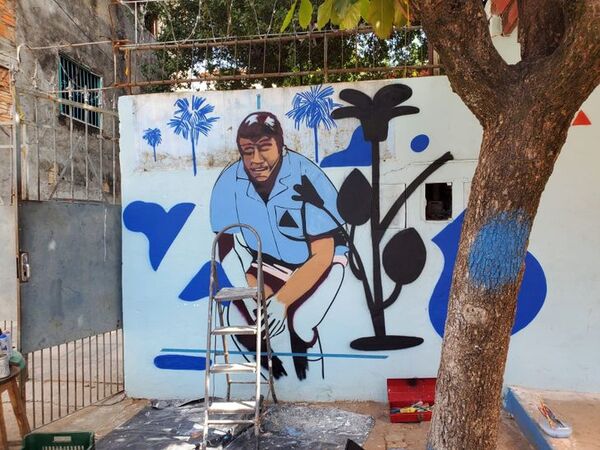 Murales contando historias en la Chacarita