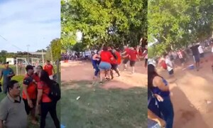Final de torneo de fútbol barrial termina a los golpes y botellazos en Ñemby – Prensa 5