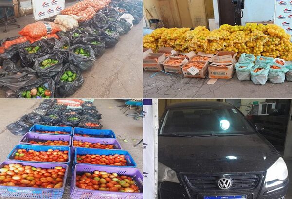 En el Este incautaron medio de transporte, frutihortícolas, azúcar y autopartes