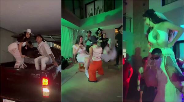 [VIDEO] ¡La loca despedida de soltero del pelotero Luis Zárate y su novia!