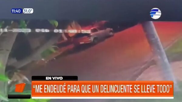 "Me endeudé para que un delincuente se lleve todo" | Telefuturo