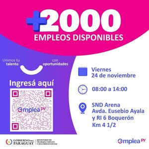 Invitan a la Feria del Empleo este viernes 24 en el SND
