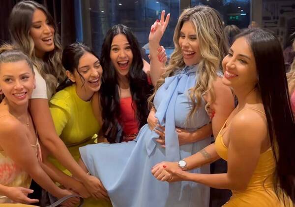 [VIDEO] El divertido "baby shower" de Maga Caballero