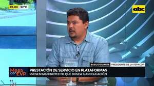 Video: proyecto de prestación de servicio en plataformas - Mesa de Periodistas - ABC Color