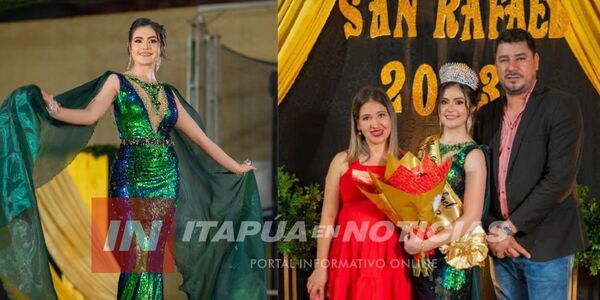 REBECA BENITEZ LÓPEZ ES CORONADA COMO MISS SAN RAFAEL DEL PARANÁ 2023-2024 - Itapúa Noticias