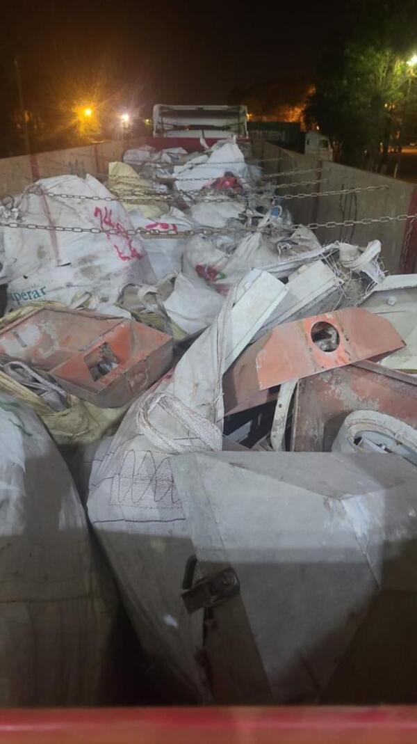 Diario HOY | Imputan a chofer detenido con más de 46.000 kilos de residuos metálicos
