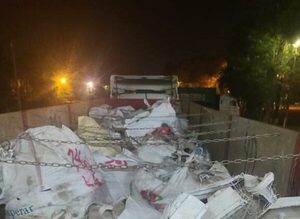 Imputan a chofer detenido con más de 46.000 kilos de residuos metálicos