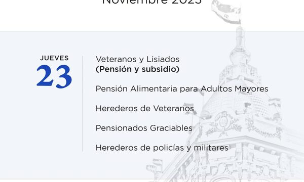 Más de 309.000 adultos mayores, veteranos y pensionados cobrarán mañana