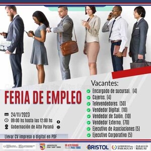 Realizarán nueva feria de empleos el 24 de noviembre | DIARIO PRIMERA PLANA
