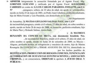 Presuntos miembros de una escructura de sicarios y microtraficantes afrontarán juicio