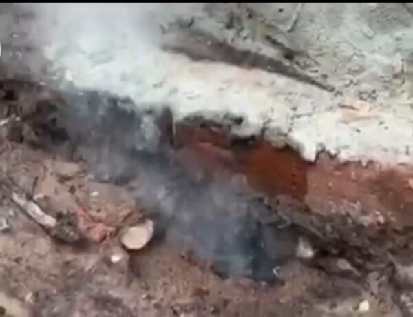 Te sorprenderas al ver porqué salía agua caliente de la tierra en Concepción