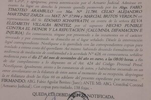 Notifican a concejal querellada por denunciar a intendente de Naranjal por corrupción
