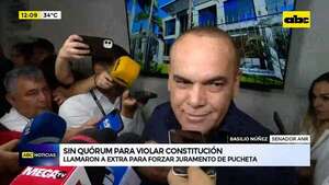 Video: cartistas, sin quorum para violar Constitución  - ABC Noticias - ABC Color