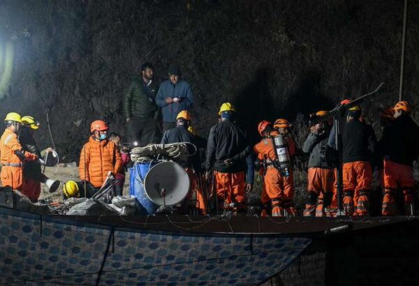 Recta final para rescatar a 41 trabajadores atrapados en un túnel de India