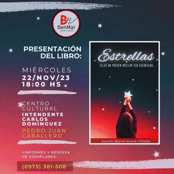 Con lanzamiento de poemario prosigue agenda cultural por los 124 años de Pedro Juan Caballero - Radio Imperio 106.7 FM