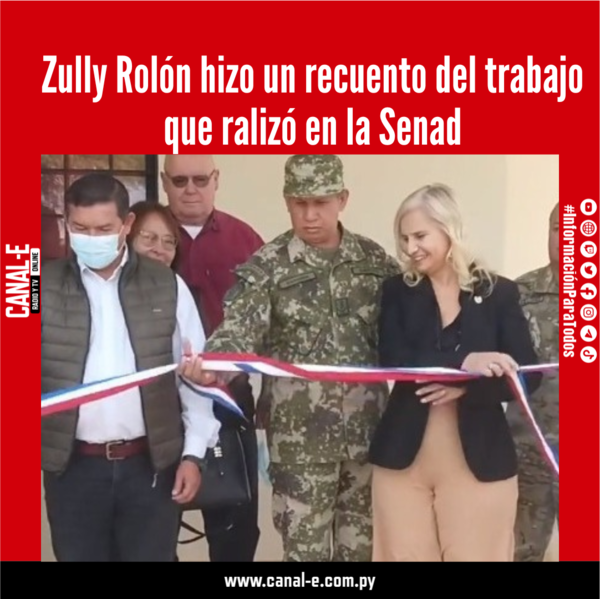 Zully Rolón hizo un recuento del trabajo que ralizó en la Senad