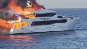 Embarcación se incendió en medio del mar Rojo hay víctimas desaparecidas