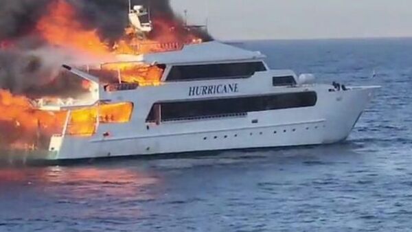 Embarcación se incendió en medio del mar Rojo hay víctimas desaparecidas