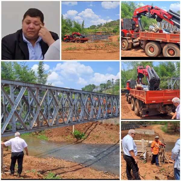 MOPC, construye puente y "Juancho" ya no dice "es mi gestión"