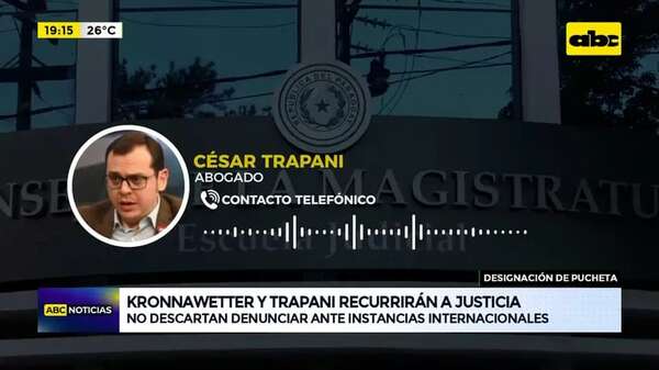 Video: Kronawetter y Trapani recurrirán a justicia tras juramento de Alicia Pucheta - ABC Noticias - ABC Color