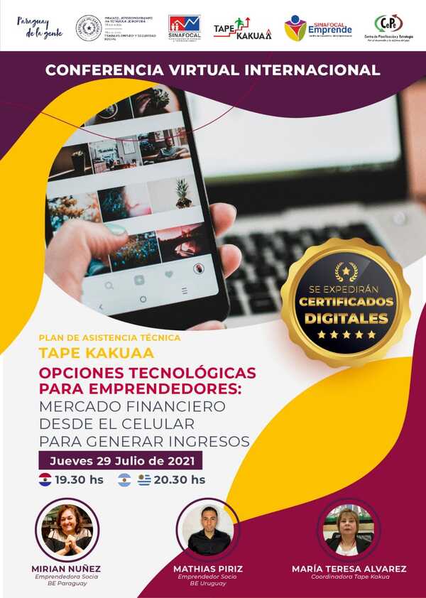 Conferencia para manejar herramientas y generar ingresos