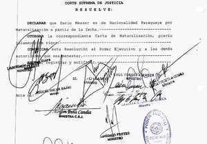 Alicia Pucheta dijo no tener “mancha”, pese a la nacionalización a Darío Messer y otros casos - Política - ABC Color