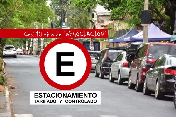 Diez años de negociación para implementar estacionamiento tarifado en Asunción