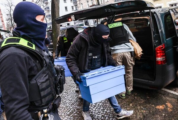 Policía alemana allanó viviendas de partidarios de Hamás