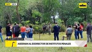 Video: Asesinan al exdirector de Institutos Penales  - ABC Noticias - ABC Color