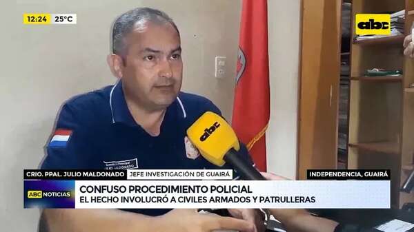 Video: confuso procedimiento policial - ABC Noticias - ABC Color