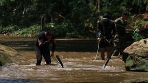Restos hallados en arroyo Lambaré no son humanos, según estudio forense