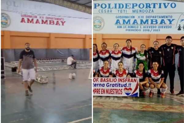 Por pura "maldad" Juancho, manda borrar nombre de Ronald Acevedo de polideportivo