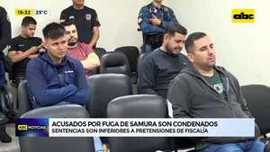 Video: acusados por fuga de Samura son condenados  - ABC Noticias - ABC Color