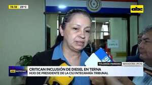 Video: critican inclusión del Diesel en Terna  - ABC Noticias - ABC Color